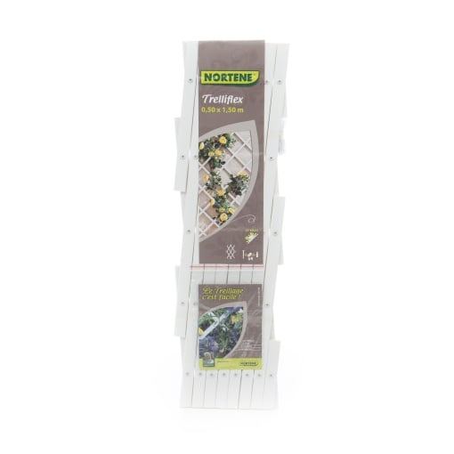 Suport pentru plante EBA, extensibil, plastic, dimensiuni 50 x 150 cm, Alb - Img 3