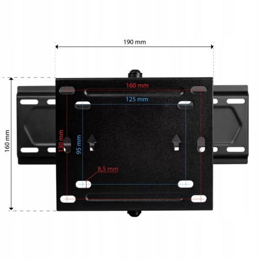 Suport TV Reglabil 23-70 Inch King Mount KG-1038 Sydney, VESA 400x400, Rotire 180°, Extensibil, Suport Perete TV LCD LED OLED QLED, 35kg - Img 10