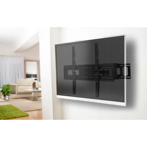 Suport TV Reglabil 32-85 Inch KING MOUNT KG-1031 Nevada, VESA 600x400, Rotire 120°, Inclinare +6°/-3°, Brat Extensibil 35.7 cm, Max 50KG, Suport Perete Universal LED LCD OLED QLED - Img 9