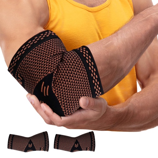 Cotiera compresiva EBA, Elastica, Prevenire traumatisme articulare in timpul exercitiilor fizice, Unisex, Marime universala - Img 4