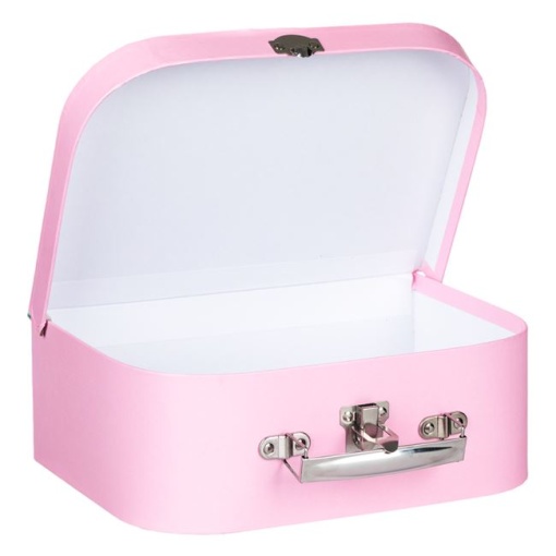 Geanta din carton roz cu imagine Unicorn roz, Rainbow pentru fete, EBA - Img 3