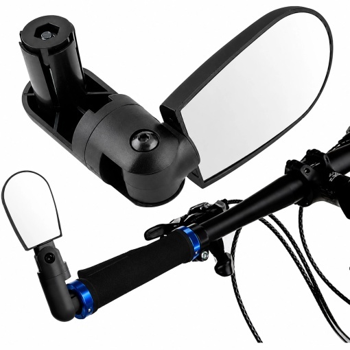 Oglinda Retrovizoare Bicicleta 360° pentru Ghidon, Universala, Oglinda Convexa MTB, E-Bike si Trotineta, Montaj Rapid - Img 10