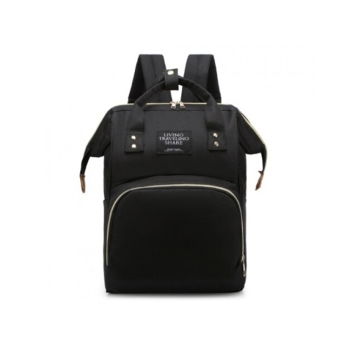 Rucsac termic pentru parinti EBA, Rezistent la umiditate, Capacitate maxima 15 kg, dimensiuni 40 x 25 x 16 cm, Negru - Img 2