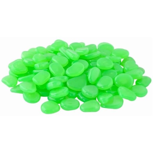 Set 100 pietre decorative fosforescente EBA, dimensiune 2-3 cm - Img 3