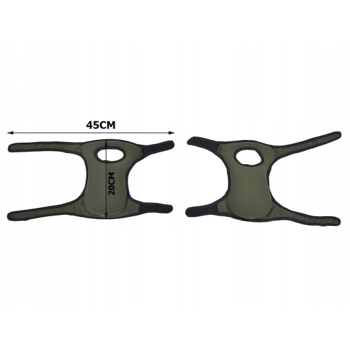 Set 2 protectii genunchi din spuma pentru gradinarit EBA, confortabile din spuma, 45 x 20 cm, Verde - Img 4