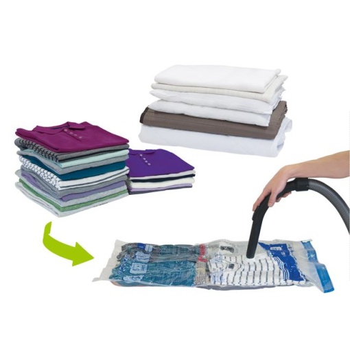 Set 3 saci pentru vidat haine prin vaccum EBA, dimensiuni 40 x 60 cm - Img 2