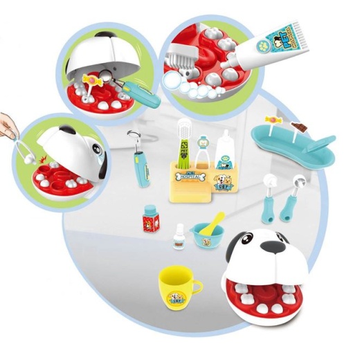 Set Micul Veterinar - Dentist EBA, 17 buc, +3 ani - Img 3