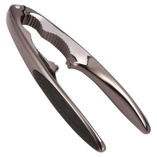 Spargator metalic de nuci EBA, manere antiderapante, dimensiuni 15, 5 x 4.5 cm, Grafit - Img 3