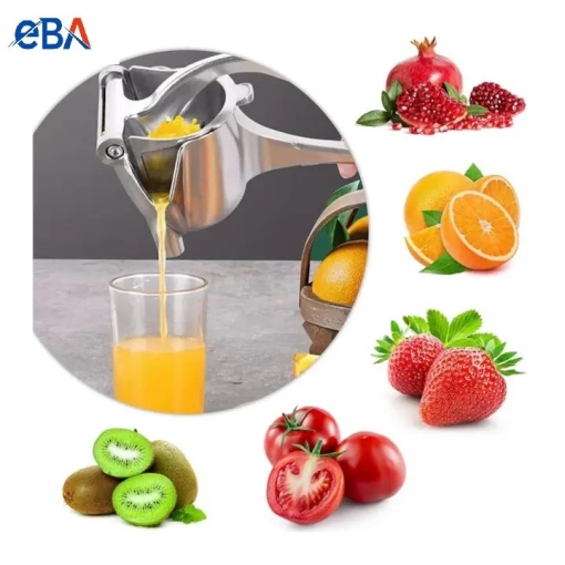 Storcator manual fructe EBA, design ergonomic, otel inoxidabil usor de curatat si utilizat, durabil, argintiu - Img 4