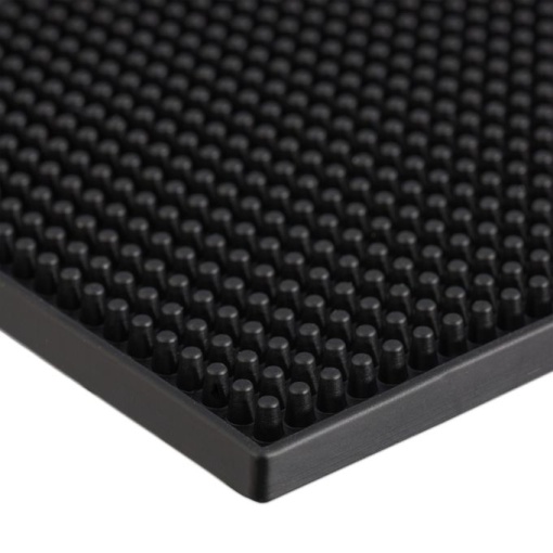 Suport antiderapant din silicon, EBA, pentru uscarea paharelor, dimensiuni 45 x 30 cm, Negru - Img 3