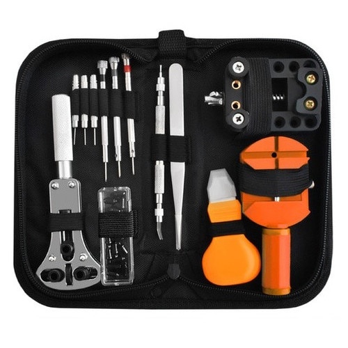 Trusa Pentru Reparat Ceasuri EBA, Etui cu 13 Articole, Profesional, Ideal Pentru Reparatii Si Intretinere - Img 2