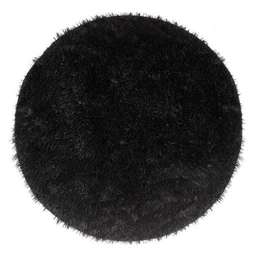 Covor rotund din blana artificiala Home EBA, diametru 70 cm, Alb - Img 2