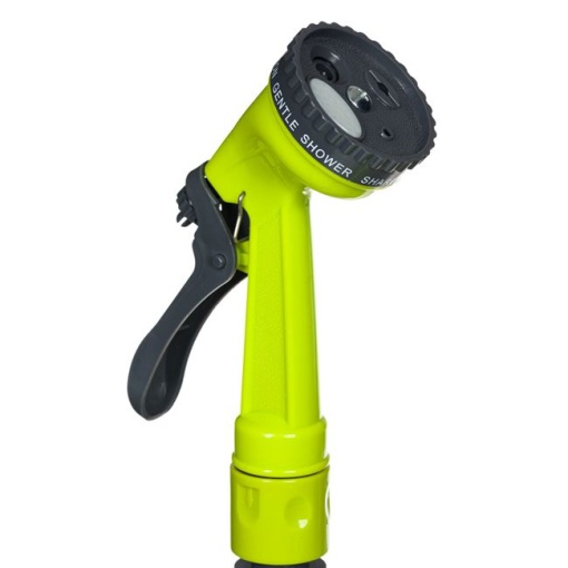Furtun pentru udat gradina cu cap de pulverizare reglabil cu 4 functii, spirala de 20 m, EBA - Img 3