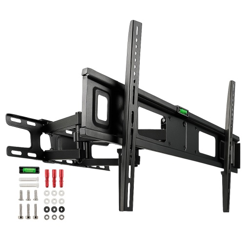 Suport TV de perete EBA, Pivotant, Universal, Diagonala 32"- 70" (80-178 cm), Max 45 kg, Vesa 50 x 50-600 x 400, Negru - Img 3