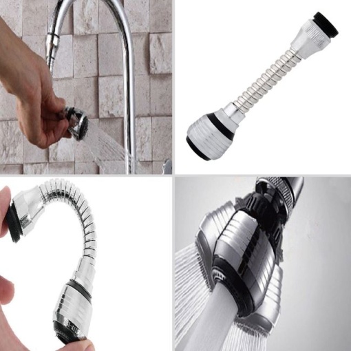 Accesoriu extensie robinet metalic EBA, 15 cm - Img 2