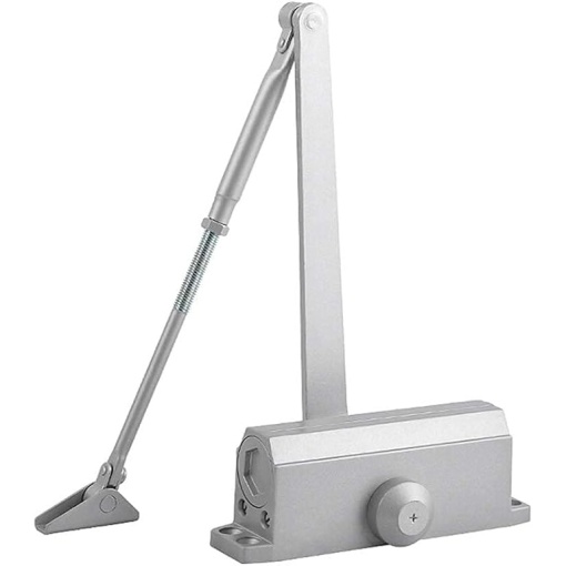 Amortizor cu brat pentru Usi EBA, Metal, Universal, 40-65 kg, Gri - Img 3