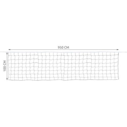 Fileu Plasa pentru Volei, Badminton, Tenis EBA, Geanta Portabila Inclusa, 950 x 100 cm - Img 4
