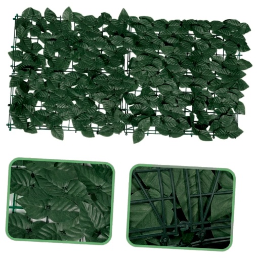 Gard viu artificial EBA, 1.5m x 3m, verde, rezistent UV, montaj rapid - Img 6