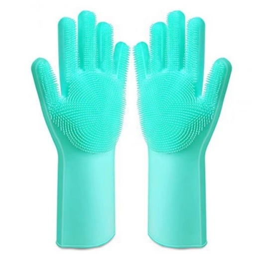 Manusi multifunctionale pentru curatare EBA, Silicon, cu functie de periere si curatare - Img 2