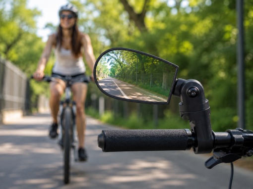 Oglinda Retrovizoare Bicicleta 360° pentru Ghidon, Universala, Oglinda Convexa MTB, E-Bike si Trotineta, Montaj Rapid - Img 4