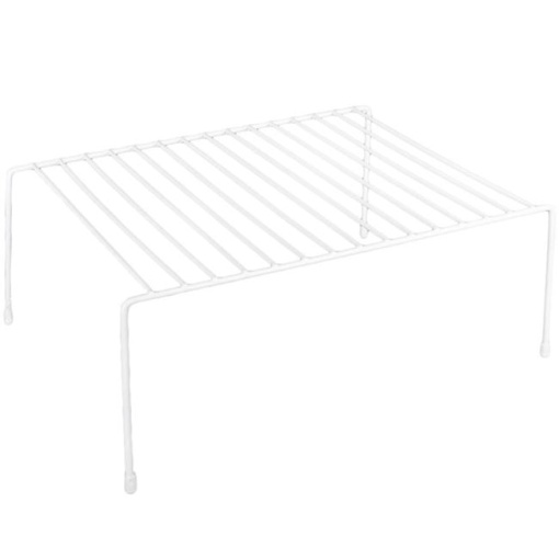 Raft organizator bucatarie EBA, metalic, picioruse protectie din plastic, 31 x 26 x 13 cm, Alb - Img 3