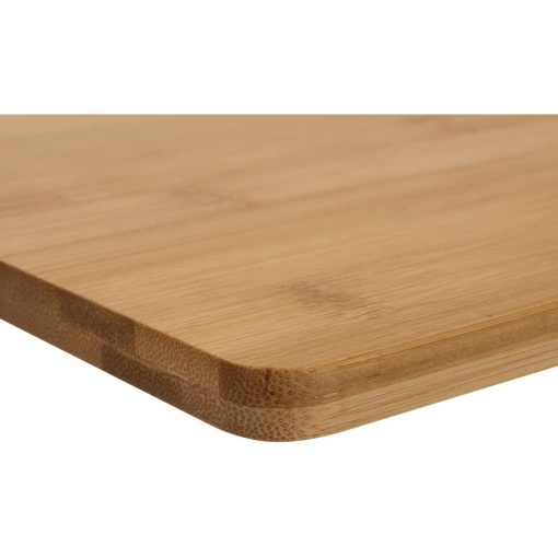 Set 4 tocatoare EBA din lemn de bambus cu suport metalic, dimensiune tocator 23.5 x 5.5 x 30 cm - Img 4
