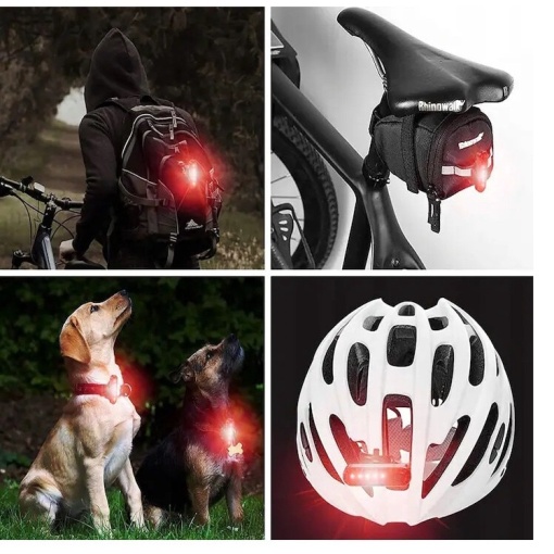 Set Far si Stop Bicicleta EBA Light, Functie Powerbank, 7 Moduri Lumina, LED CREE Ultra Bright, 1100 mAh, Reincarcabil, Negru - Img 4