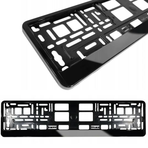 Set premium suport placute numar inmatriculare auto 3D (fata + spate) EBA, include si accesoriile pentru prindere - Img 4