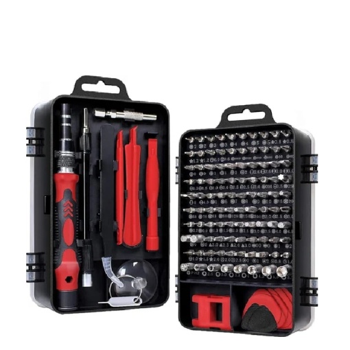 Set Surubelnite de Precizie EBA, 110 in 1, Material Crom Vanadiu, cu Magnetizor, Carcasa cu Doua Fete - Img 4