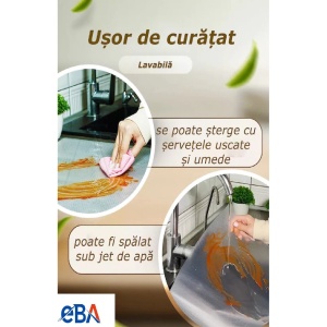 Folie Protectie Pentru Sertare, EBA, Rezistent la uzura, Antialunecare, Impermeabil, 100 x 140 cm, transparent