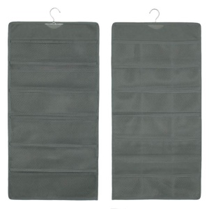 Husa 2 in 1 pentru Organizarea Lenjeriei Intima cu Umeras EBA, dimensiuni 40 x 80 cm, Gri