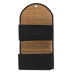 Husa de Organizare Suspendabila cu 2 Compartimente de Bambus EBA, dimensiuni 25 x 11 x 50 cm