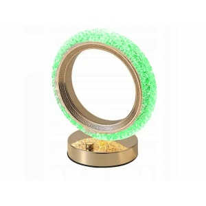 Lampa ambientala led EBA, forma inel crystal diamond, cu senzor tactil si telecomanda, 6 nuante de lumina, reincarcabila USB