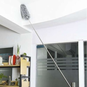 Pamatuf 2 in 1 EBA, Otel Inoxidabil, Maner Extensibil Pana la 250 cm, pentru locuri greu accesibile, Gri inchis