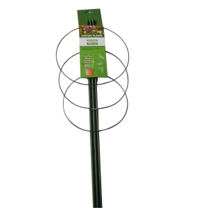 Suport pentru flori EBA, otel plasticat, verde, dimensiuni 22 x 60 cm