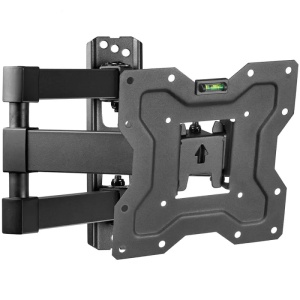 Suport TV Reglabil 15-48 Inch KING SUPPORT KG-1027, VESA 200x200, Rotire 180°, Inclinare -3°/+10°, Brat Extensibil 40 cm, Max 35KG, Suport Perete Universal LED LCD Smart TV