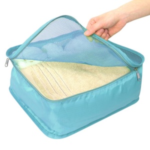 Husa de Calatorie pentru Accesorii Turcoaz EBA, dimensiuni 30 x 22 x 12 cm