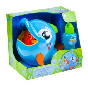 Jucarie baloane de sapun Bubble Dolphin, solutie inlcusa EBA, dimensiuni 20 x 18 x 20 cm