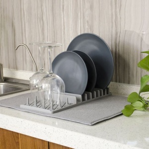 Scurgator vase cu covoras absorbant EBA, dimensiuni 45 x 3.6 x 16.5 cm