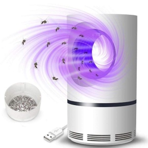 Aparat electric cu Lampa UV Anti-tantari EBA, Capcana insecte, Alimentare USB, Alb