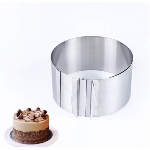 Inel reglabil pentru tort EBA, diametru 16-30 cm, inaltime 12 cm
