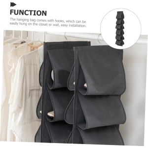 Organizator Suspendat pentru 6 perechi de Pantofi EBA, Tip Umeras, Ideal pentru dressing, 115 x 32 cm