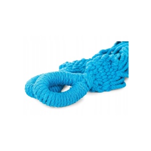 Hamac Dublu, De Gardina 200 x 150 cm EBA, cu sistem de prindere si sac de depozitare, bumbac, 200 kg, Albastru - Verde