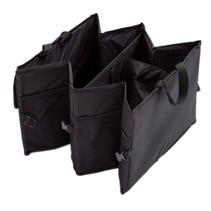 Organizator portbagaj auto cu 9 buzunare EBA, dimensiuni 55 x 38 x 26 cm, Negru