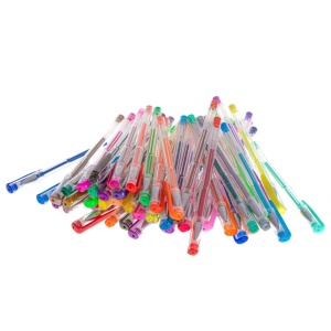 Set 12 Pixuri cu Gel EBA, Culori Neon, concepute pentru desen