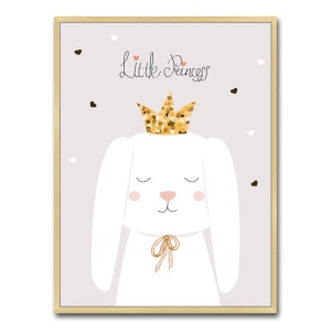 Tablou canvas pentru copii, "Little Princess", panza, cu rama, dimensiuni 40 x 30 cm, EBA
