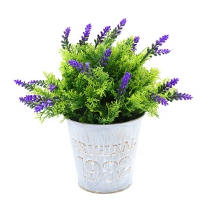 Aranjament Floral Artficial cu Lavanda, EBA, H 15 cm