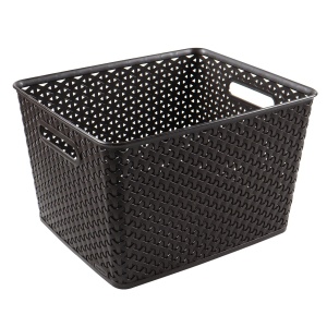 Cutie depozitare suprapozabila EBA, capacitate 18 L, 335 x 295 x 220 mm