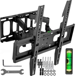 Suport TV Reglabil 32-70 Inch KING MOUNT KG-1030 Texas, VESA 400x400, Rotire 120°, Inclinare +15°/-3°, Brat Extensibil 35.5 cm, Max 50KG, Suport Perete Universal LED LCD OLED Smart TV
