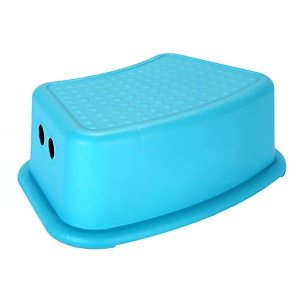 Treapta cu suprafata antiderapanta pentru baie, EBA, Albastru, dimensiuni 36 x 24 x 13 cm